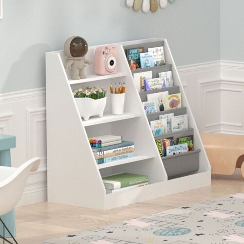 4-Tier Kids Wooden Bookshelf - Lot 264