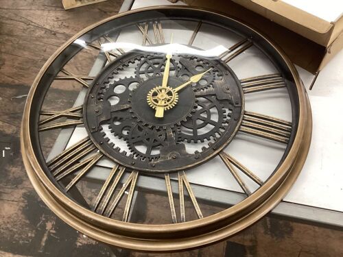 Decorative Roman Numeral Wall Clock  - Lot 269