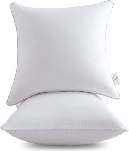 Leeden 26" Square Throw Pillow Inserts with 100% Cotton Cover, Set of 2  - Lot 270