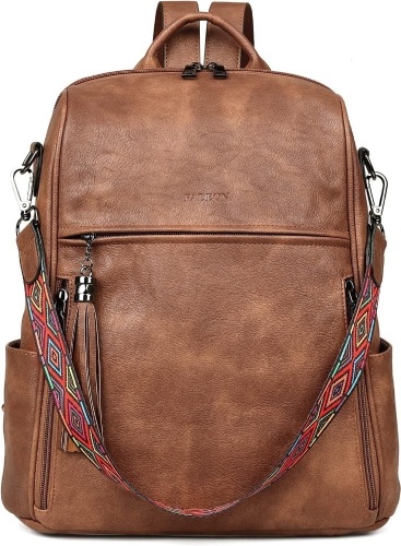 FADEON Leather Backpack Purse - Lot 350A