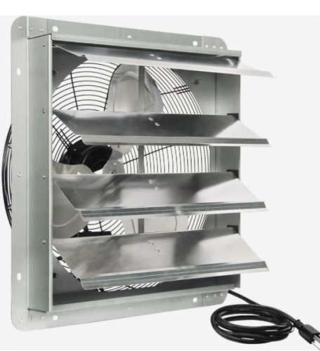 Ken Brown 18'' High Speed Wall Mounted Steel Shutter Exhaust Fan - Lot 295