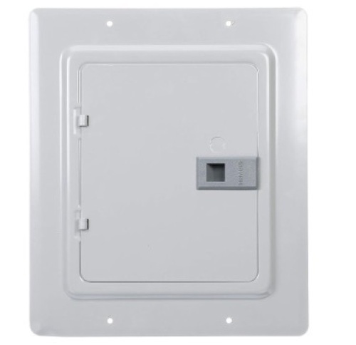 Flush Mount, 125 Amp, 8 Space, 16 Circuit, Load Center , Gray - Lot 408