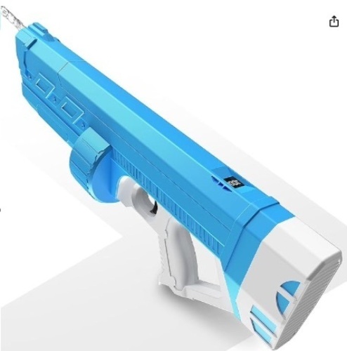 The Most Powerful Automatic Electric Water Gun Update 2.0, YTKIH Squirt Guns Auto Suction Water with 100 Ammos, Full Auto Water Guns for Pool/Beach IP67 Waterproof Grade - Lot 412