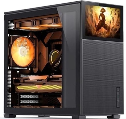 JONSBO D41 MESH SC Black ATX Computer Case with Screen, ATX Mainboard/Support RTX 4090(335-400mm) GPU 360/280AIO,Power ATX/SFX: 100mm-220mm Multiple Tool-Free Design,Black $158.00 - Lot 437