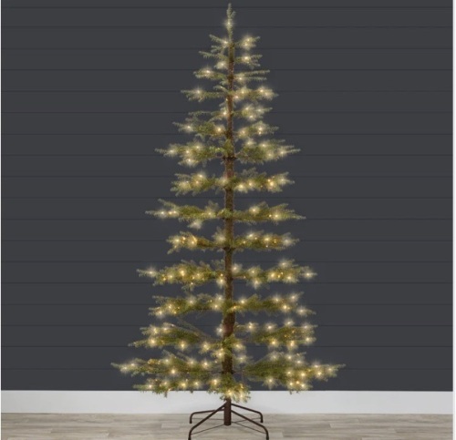 Pre-Lit Sparse Christmas Tree w/ 2-in-1 LED Lights, Cordless Connection 7.5 ft - Lot 195