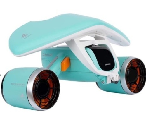 sublue WhiteShark Mix Underwater Scooter Dual Motors, Action Camera Compatible, Water Sports Swimming Pool Scuba Diving for Kids/Adults - Lot 320