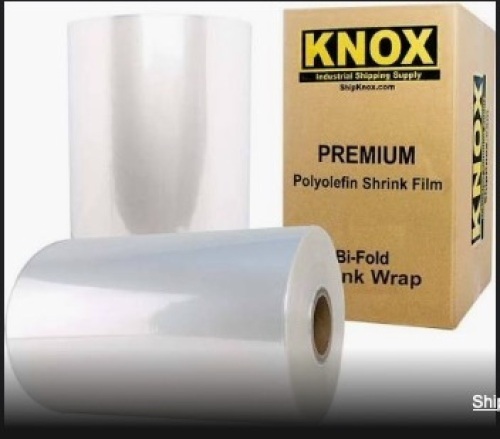 18" 2625' 100 Gauge Bi-Fold Polyolefin Shrink Wrap - Lot 542