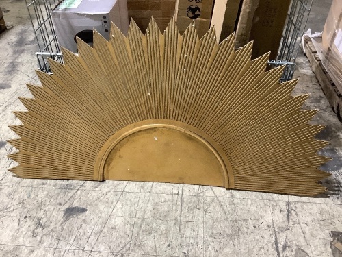 28060 sun burst wall decor - Lot 583
