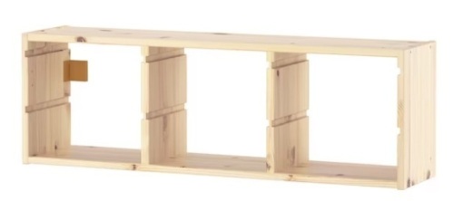 TROFAST Wall storage, light white stained pine, 36 5/8x11 3/4 " $69.99 - Lot 603