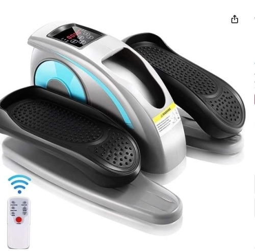 ANCHEER Under Desk Elliptical Machine, Electric Seated Pedal Exerciser, Mini Elliptical Machines for Seniors, LCD Display Monitor, Remote Control, Leg Exerciser for Home $249.00 - Lot 484