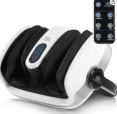 Cloud Massage Shiatsu Foot Massager for Circulation and Pain Relief - Machine for Relaxation, Plantar Fasciitis Relief, Neuropathy, Heat Therapy - FSA/HSA Eligible  $259.99 - Lot 481