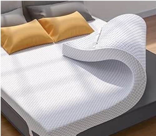 PERLECARE 3 Inch Gel Memory Foam Mattress Topper for Pressure Relief, Premium Soft Topper for Cooling Sleep, Non-Slip Design with Removable & Washable Cover, CertiPUR-US Certified - Full $126.99 - Lot 468