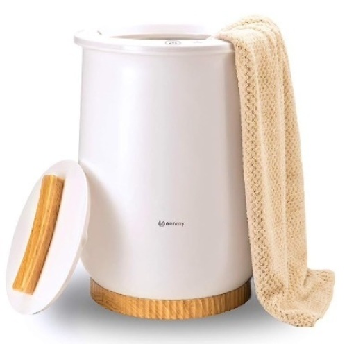 Towel Warmers, Luxury Bucket Towel Warmer, Large Towel Warmer for Bathroom, Auto Shut Off, Fits Up to Two 40"X70" Oversized Towels, Bathrobes, Blankets, PJ's and More, CL1 $146.99 - Lot 461