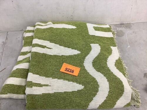 Green Area Rug (Size Unknown) - Lot 9256