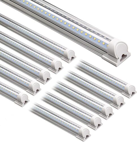 Barrina 8FT LED Shop Light with Plug, 10 Pack  - Lot 664