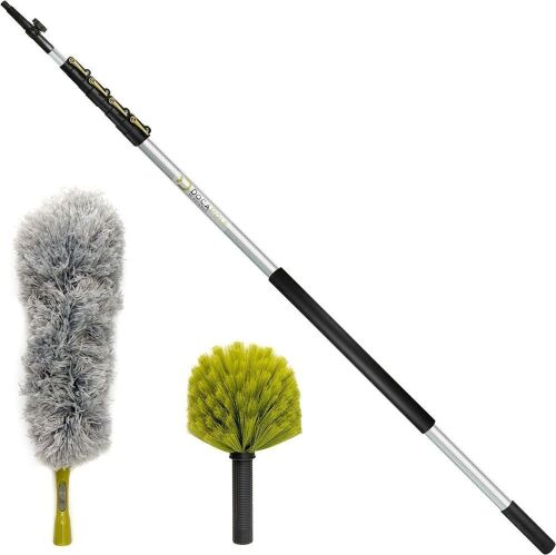 DocaPole Microfiber Duster with Extension Pole - 6-24 ft  - Lot 725