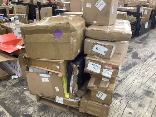 Pallet of Mixed Condition Return Items, Will Contain Salvage - Lot 195