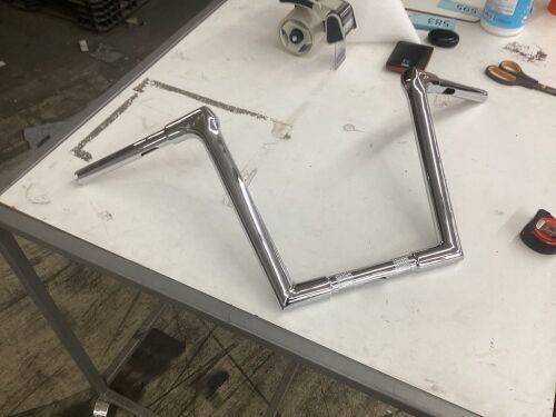 12" Chrome Handlebars  - Lot 595