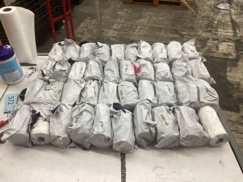 Lot of (40) Rolls of Elastic Band  - Lot 572
