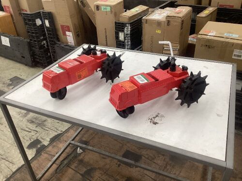 Lot of (2) Melnor Traveling Sprinkler - Missing Pieces  - Lot 561