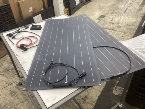 Flexible Solar Panels, Set of 2  - Lot 534