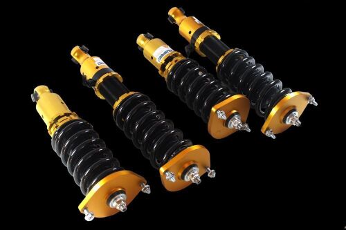 JDMSPEED Gold Coilover Struts for Mazda Miata MX-5 NA NB 90-05  - Lot 515