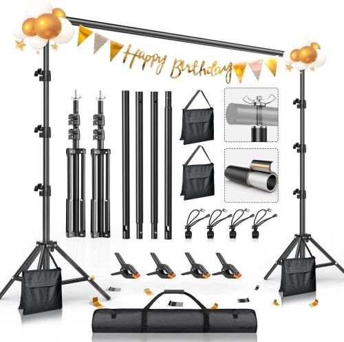 BEIYANG 8.5 x 10 FT Photo Backdrop Stand Kit - Lot 519