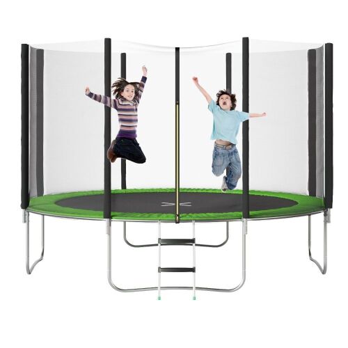 12FT Trampoline with Safe Enclosure Net  - Lot 38
