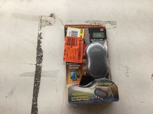 Go Warmer 17.06 BTUs Electric Rechargeable Personal Hand Heater - Lot 444