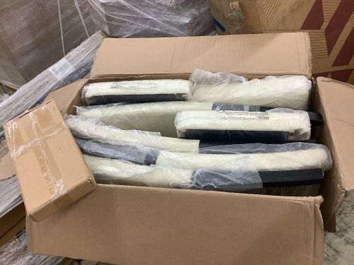 PU Leather Dining Chairs, Beige, Set of 4 - 1 Missing Seat, 2 Missing Cross Supports  - Lot 403