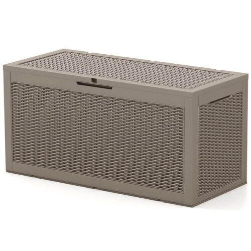 100 Gal. Waterproof Large Resin Deck Box   - Lot 57