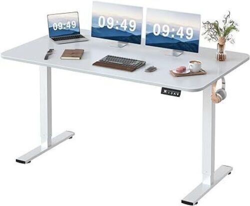 Electric Height Adjustable Standing Desk 55 x 24 Inches  - Lot 401