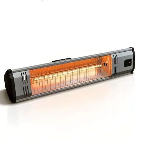 Heat Storm Tradesman 1,500-Watt Electric Outdoor Infrared Quartz Portable Space Heater with Wall/Ceiling Mount and Remote - Lot 611