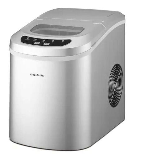Frigidaire 26 lbs. Freestanding Ice Maker in Silver  - Lot 614