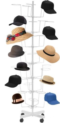 7 Tier Rotating Hat Display Rack Stand - Lot 112