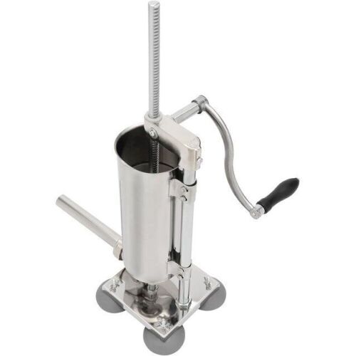 8lbs Stainless Steel Vertical Meat Sausage Stuffer Machine  - Lot 126