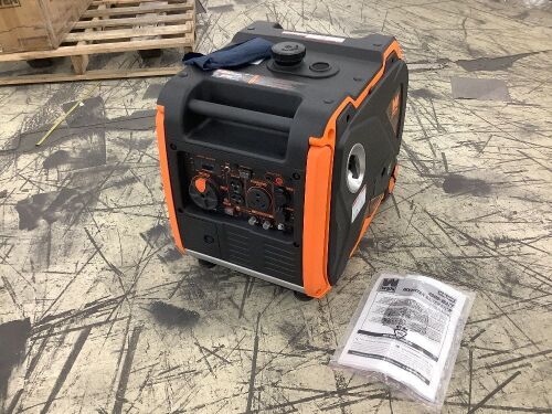 WEN 56455i Super Quiet 4500-Watt RV-Ready Portable Inverter Generator with Fuel Shut-Off and Electric Start - Lot 75