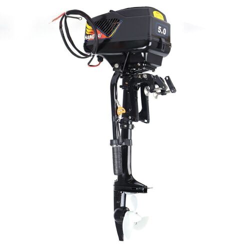 HANGKAI Short Shaft Electric Outboard Trolling Motor Fishing Boat Engine 1200W - Lot 84