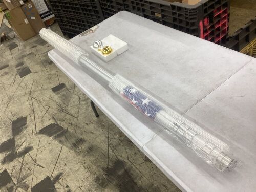 Telescopic Flag Pole Kit  - Lot 322