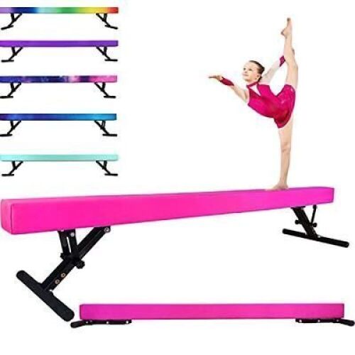 PreGymnastic 8FT High & Low Adjustable Balance Beam - Lot 356