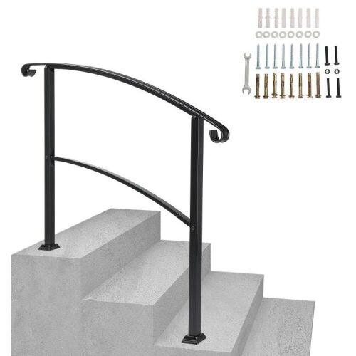 Lot of (2) Adjustable Stair Railing Fits 3 or 4 Steps  - Lot 162
