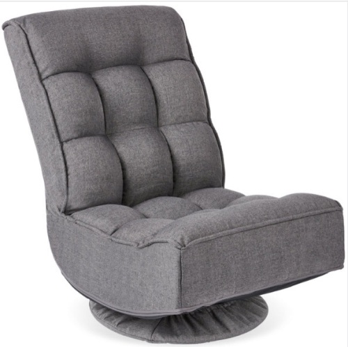 Folding Floor Gaming Chair w/ 360-Degree Swivel, 4 Adjustable Positions - Lot 109