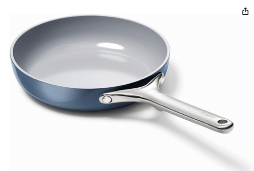 Caraway Nonstick Ceramic Mini Fry Pan (1.05 qt, 8") - Non Toxic, PTFE & PFOA Free - Oven Safe & Compatible with All Stovetops (Gas, Electric & Induction) - Navy$90.00 - Lot 207