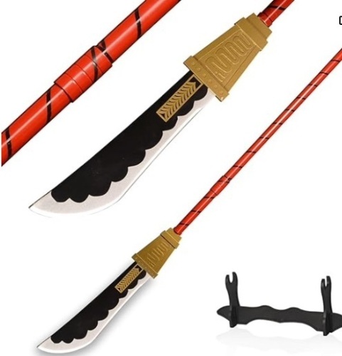 Whitebeard Edward Newgate Big,Japanese Anime Cosplay,59inches,for Collection,Display, Plastic, Black - Lot 225