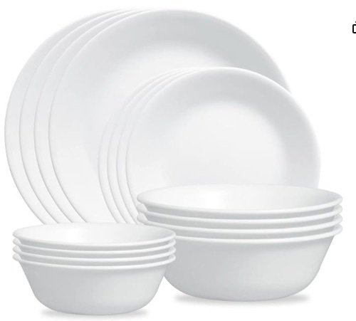 Winter Frost White 16-Piece Mugless Dinnerware Set, Service for 4 - Lot 298