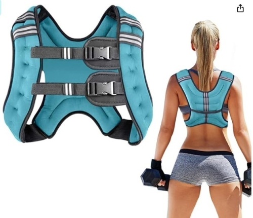 Prodigen Running Weight Vest for Men Women Kids 20  Lbs Weights Included, Body Weight Vests for Training Workout, Jogging, Cardio, Walking,Elite Weighted Vest Workout Equipment $50.99 - Lot 96
