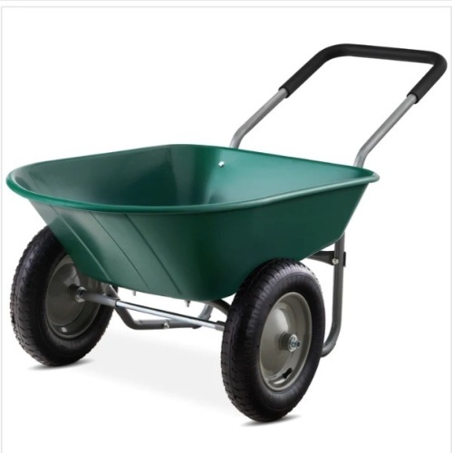 Dual-Wheel Wheelbarrow Garden Cart $169.99 - Lot 136