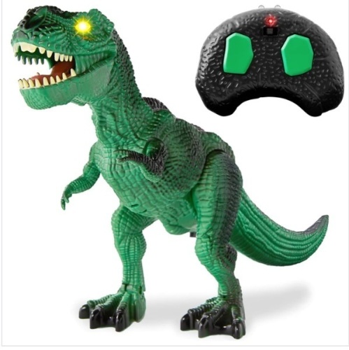 Kids Remote Control Dinosaur T-Rex w/ Light-Up LED Eyes, Roaring Sounds $34.99  - Lot 143