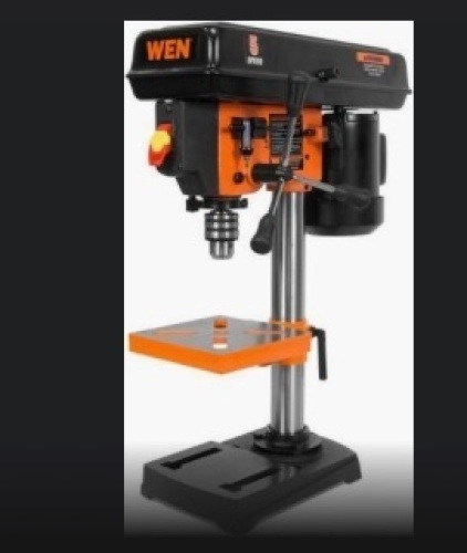 WEN 4206T 2.3-Amp 8-Inch 5-Speed Cast Iron Benchtop Drill Press - Lot 264
