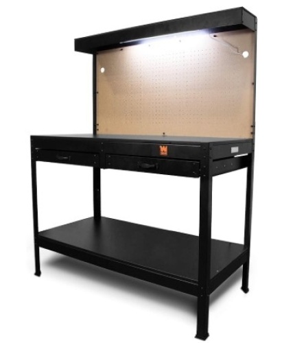 WEN WB4723T 48-Inch Workbench with Power Outlets and Light - Lot 267